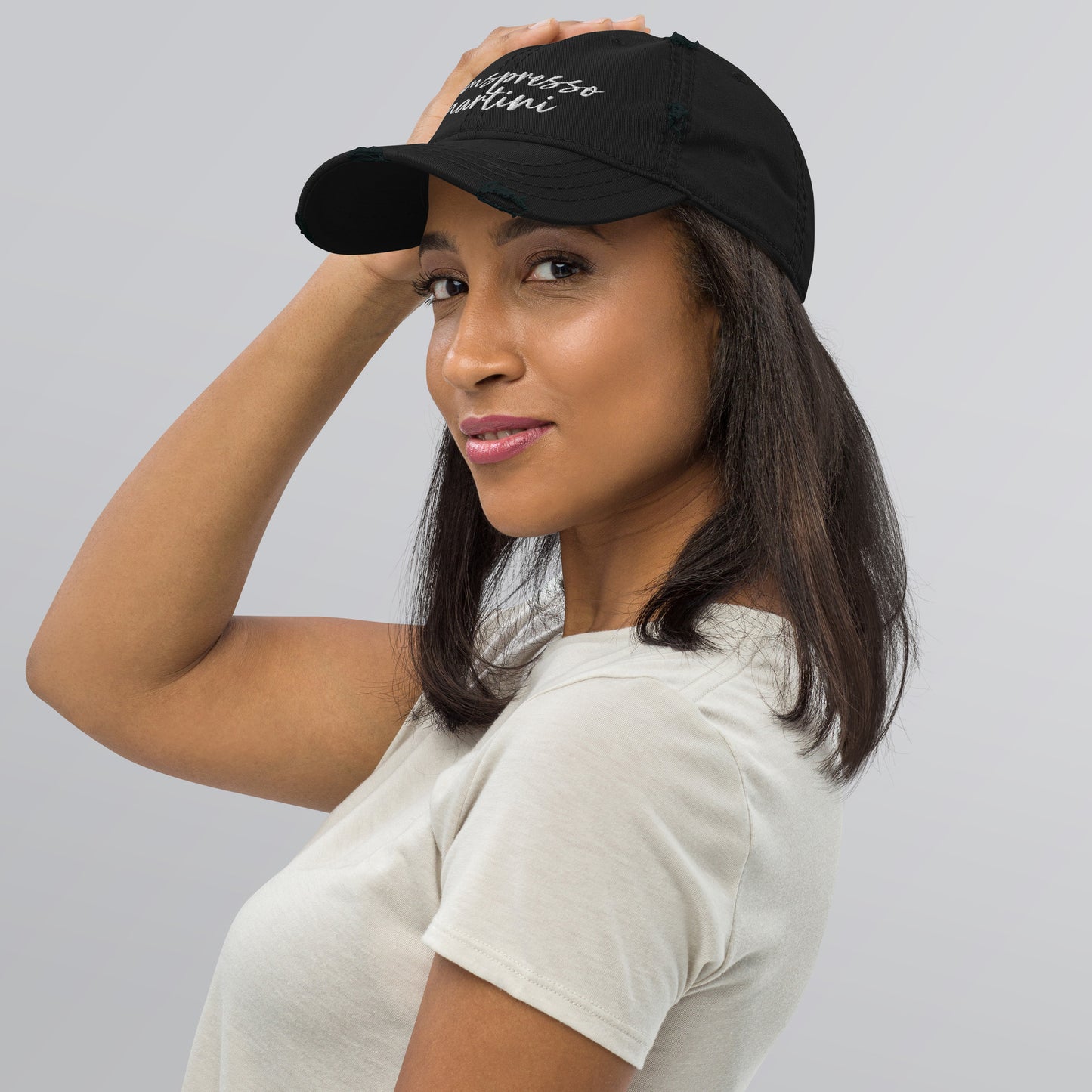 Heemspresso Drink Hat, Drink Order Cap, Distressed