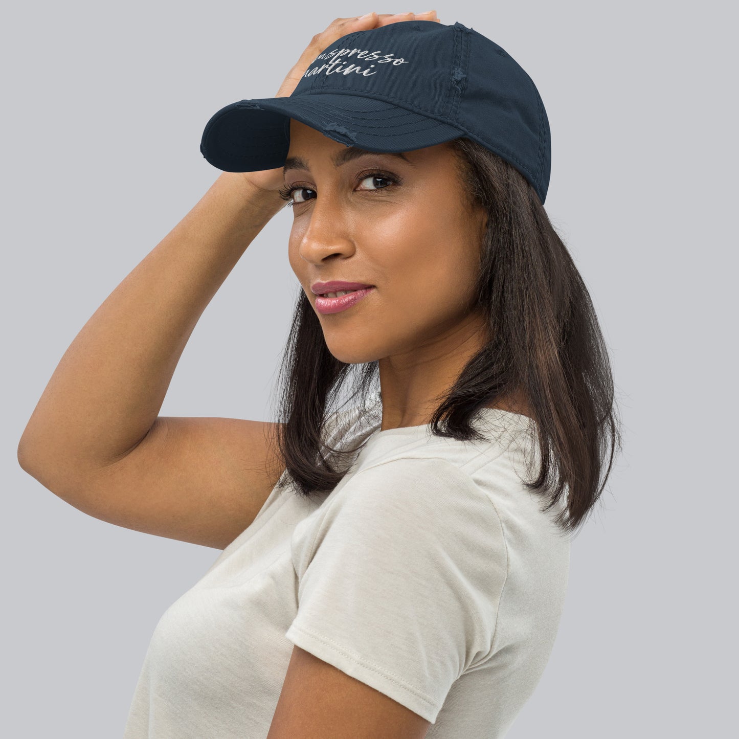 Heemspresso Drink Hat, Drink Order Cap, Distressed