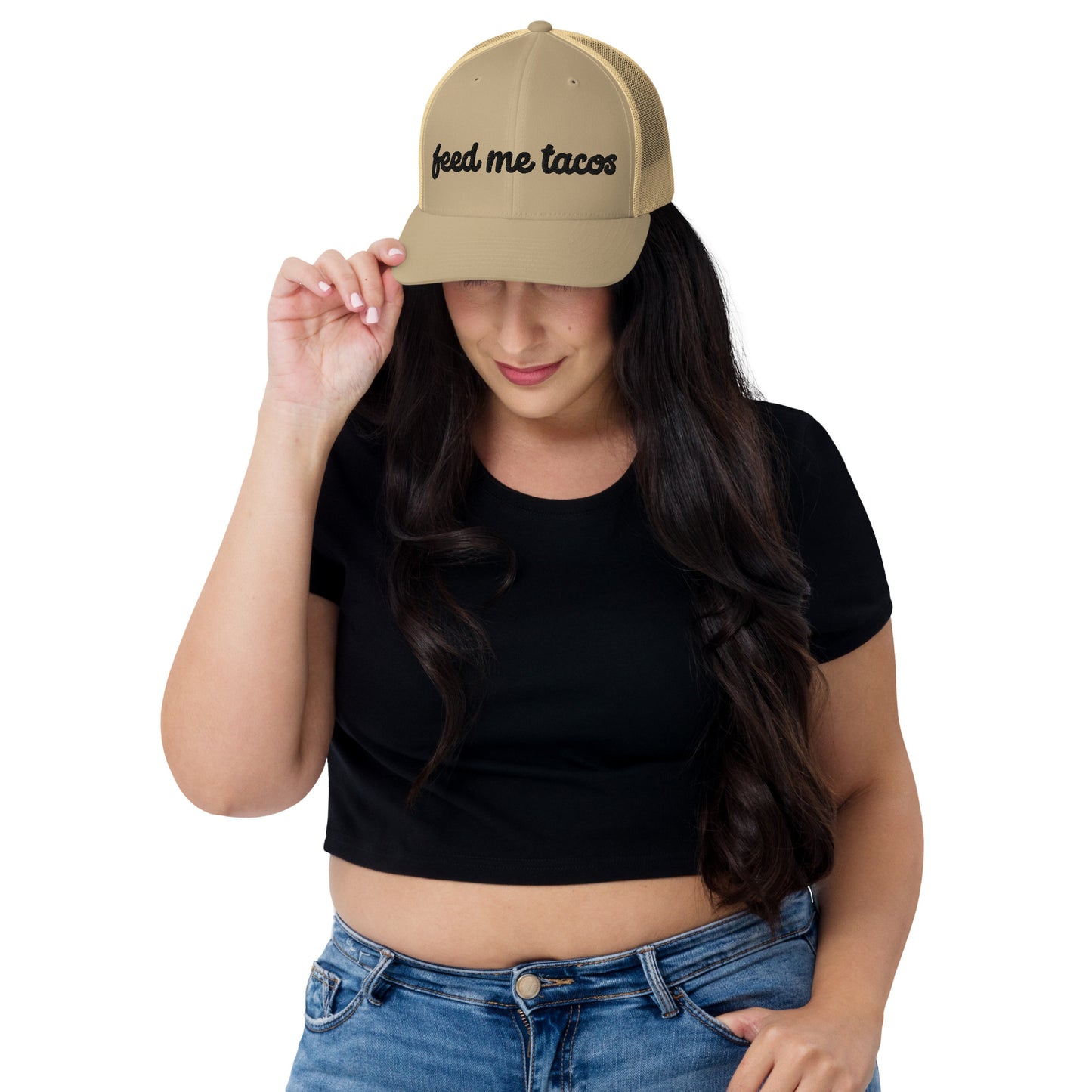 Feed Me Tacos Trucker Hat, Fun Cap
