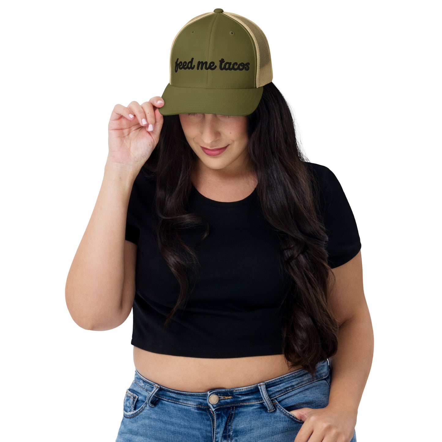 Feed Me Tacos Trucker Hat, Fun Cap
