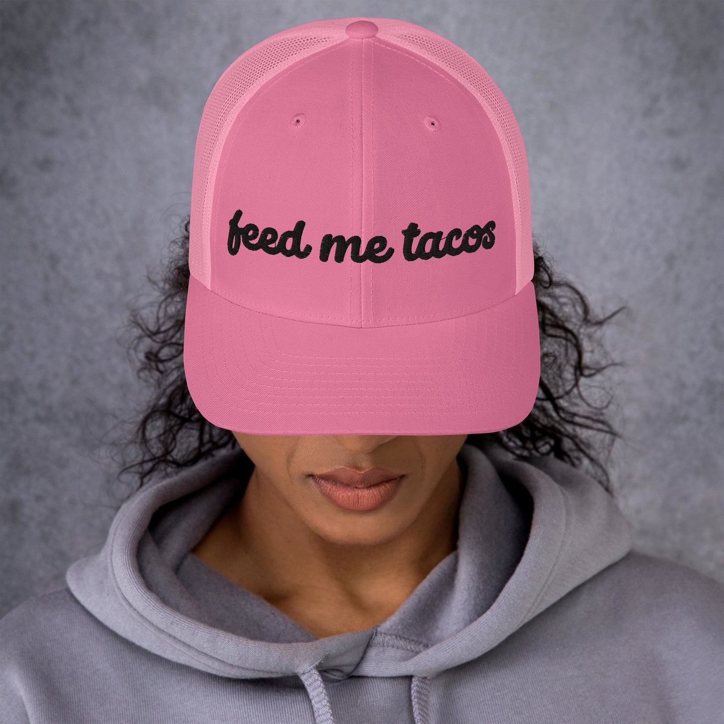Feed Me Tacos Trucker Hat, Fun Cap