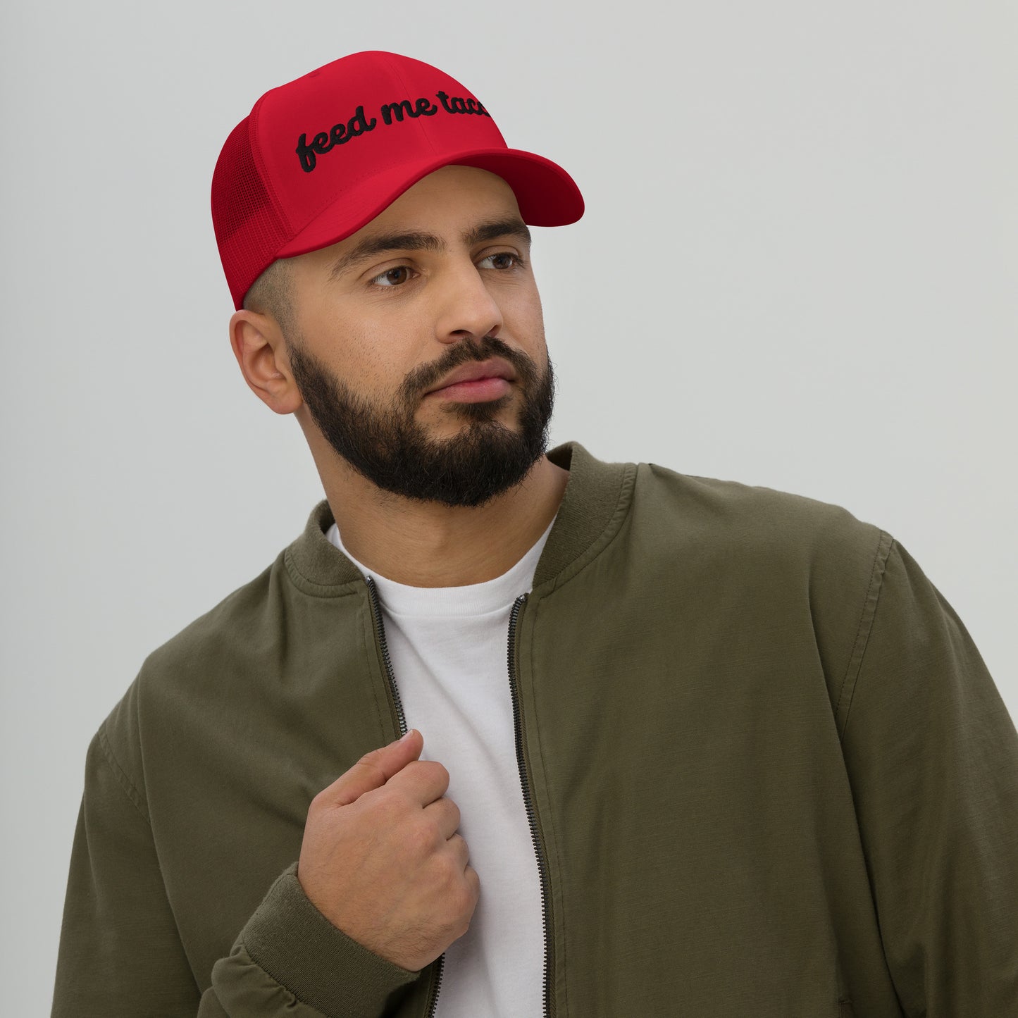 Feed Me Tacos Trucker Hat, Fun Cap