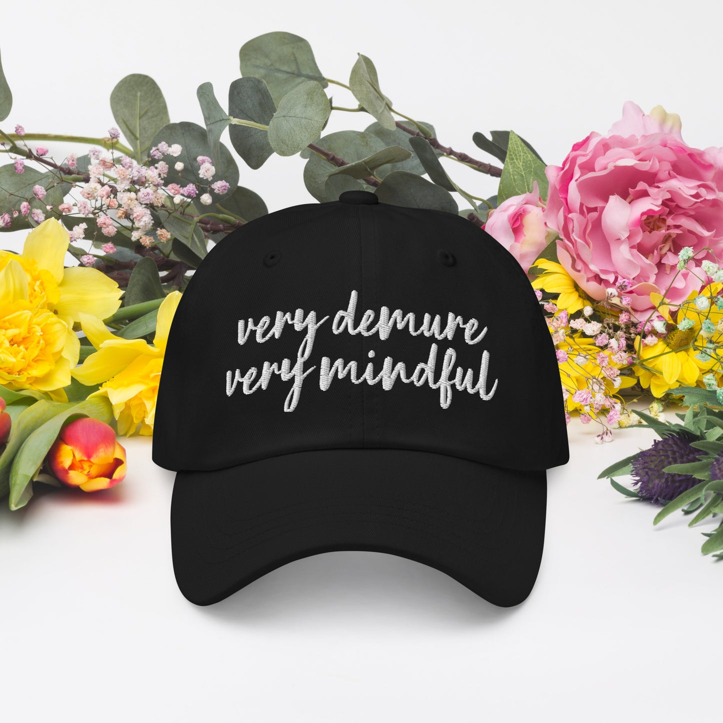 Very Demure, Very Mindful Dad Hat, Fun Cap