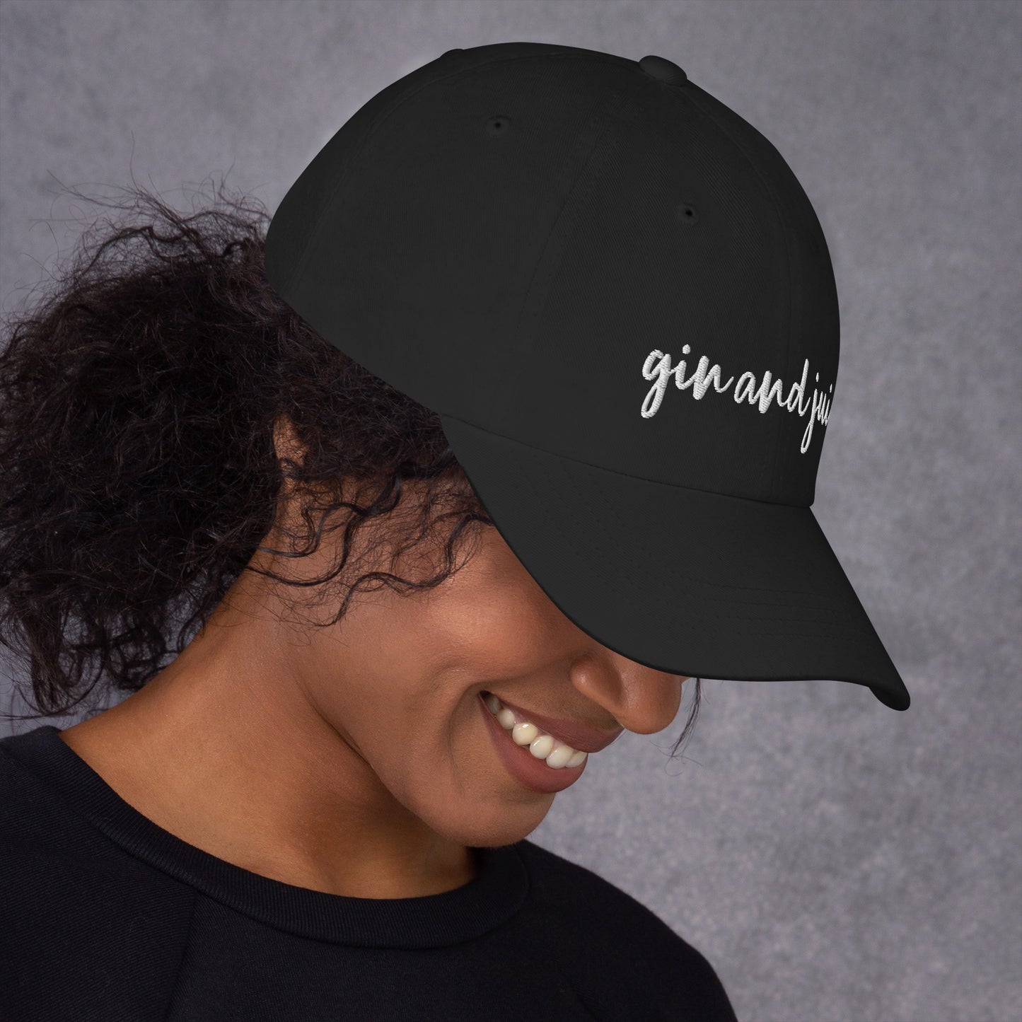 Gin and Juice drink hat, drink order cap, Dad hat