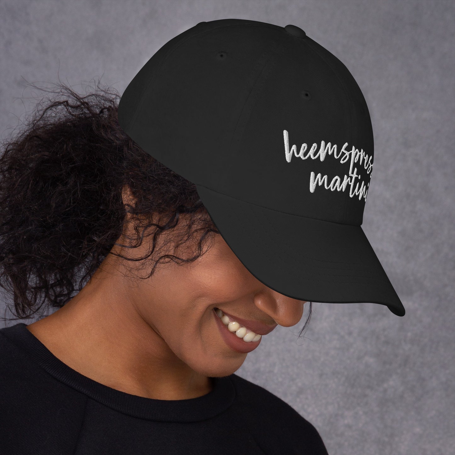 Heemspresso Martini hat, Drink Order Cap, Dad Hat