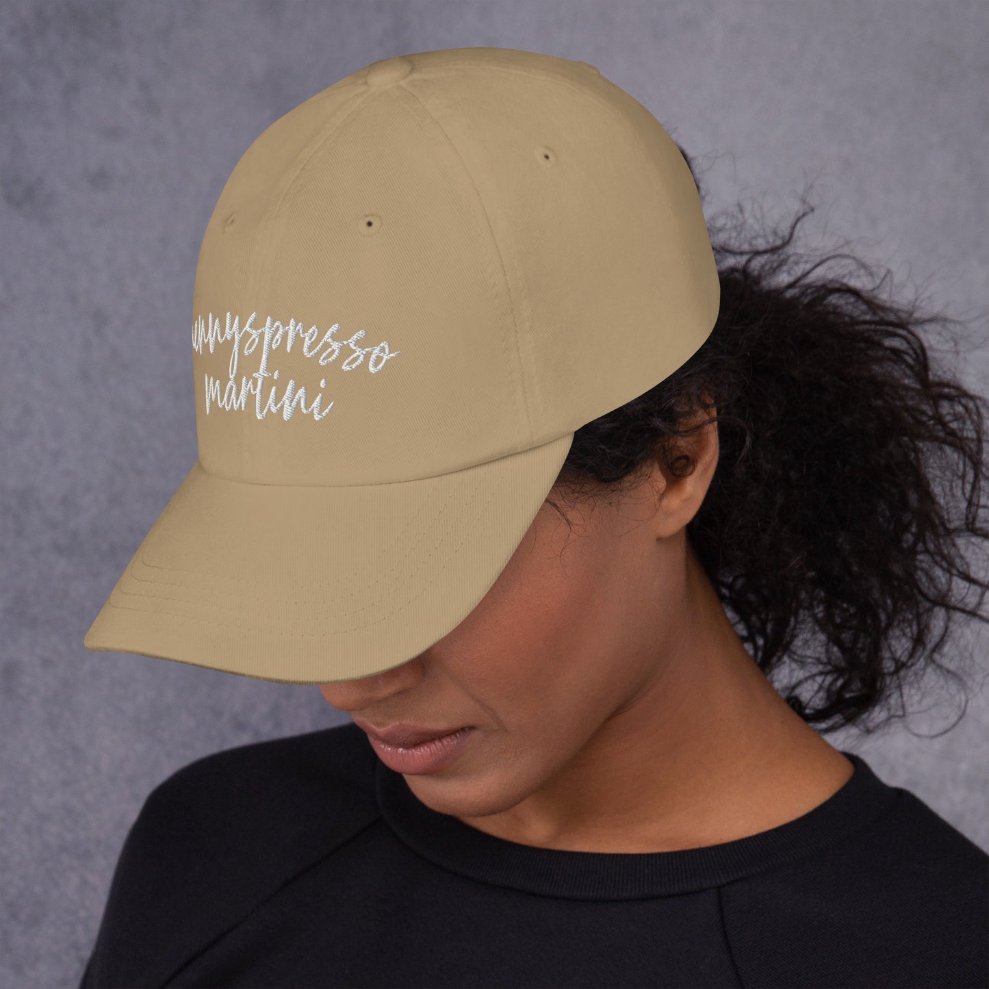 Hennyspresso Martini hat, drink order cap, dad hat