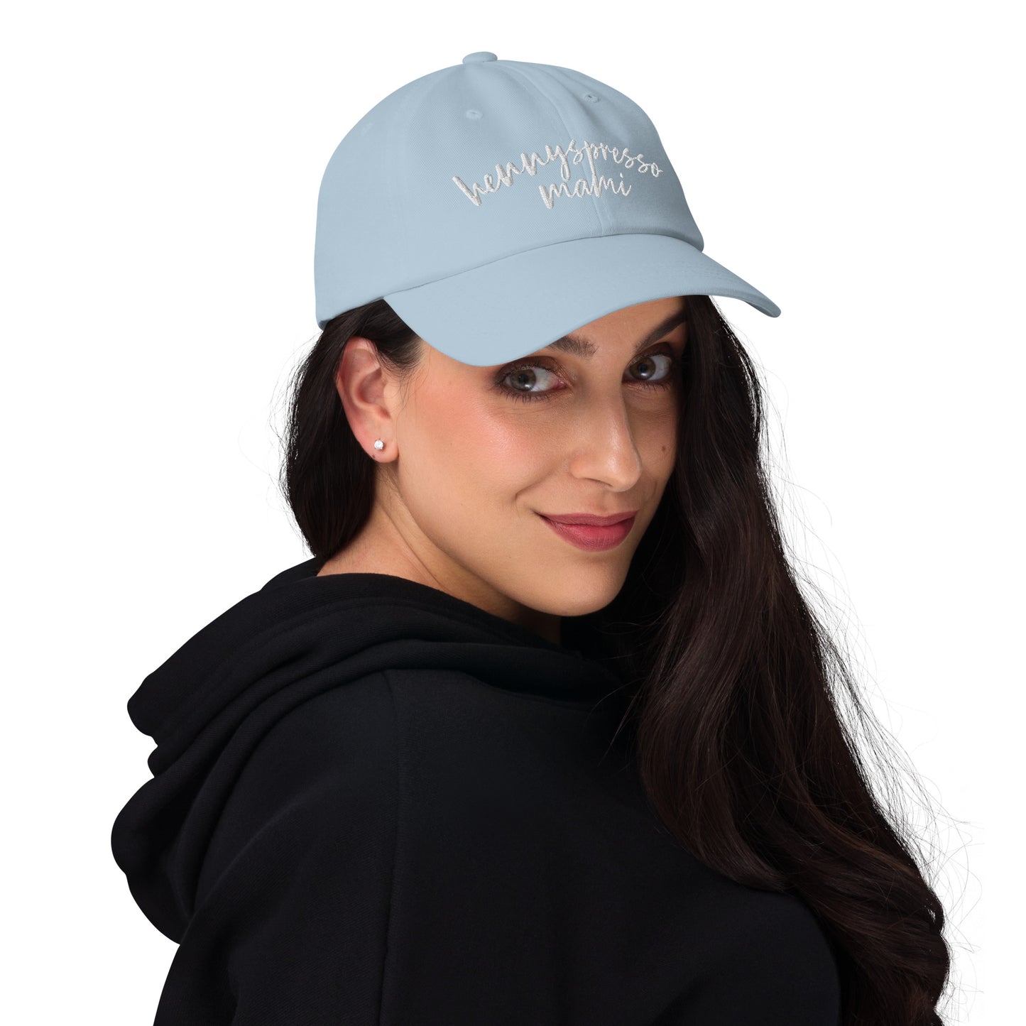 Hennyspresso Mami hat, drink order cap, dad hat