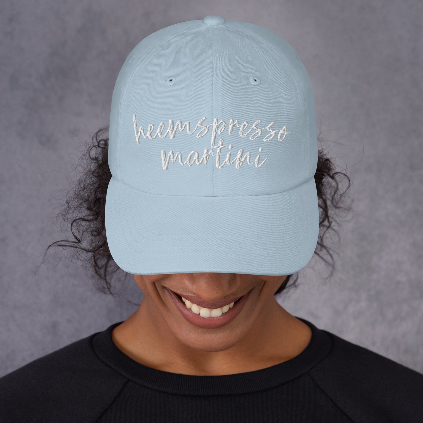 Heemspresso Martini hat, Drink Order Cap, Dad Hat