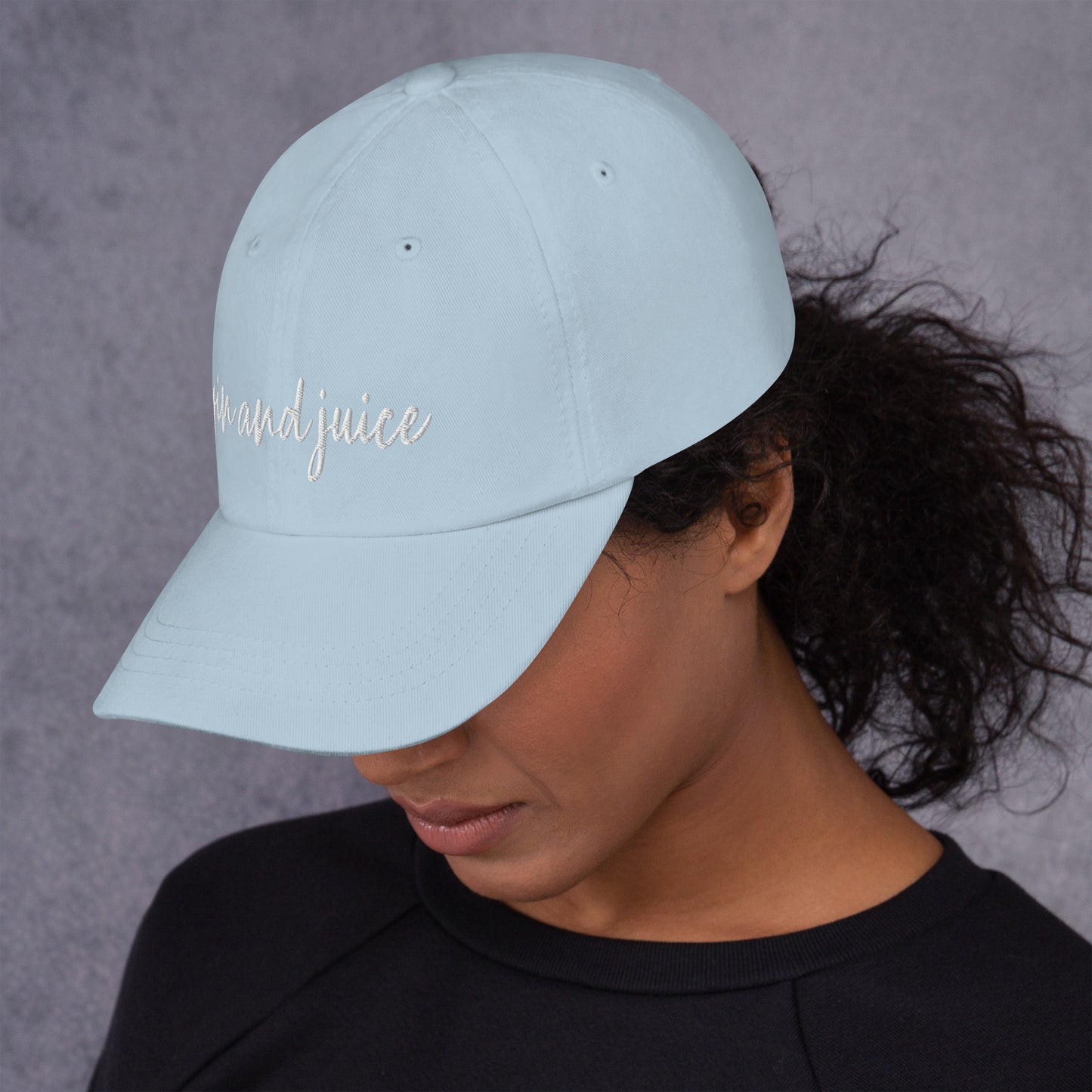Gin and Juice drink hat, drink order cap, Dad hat
