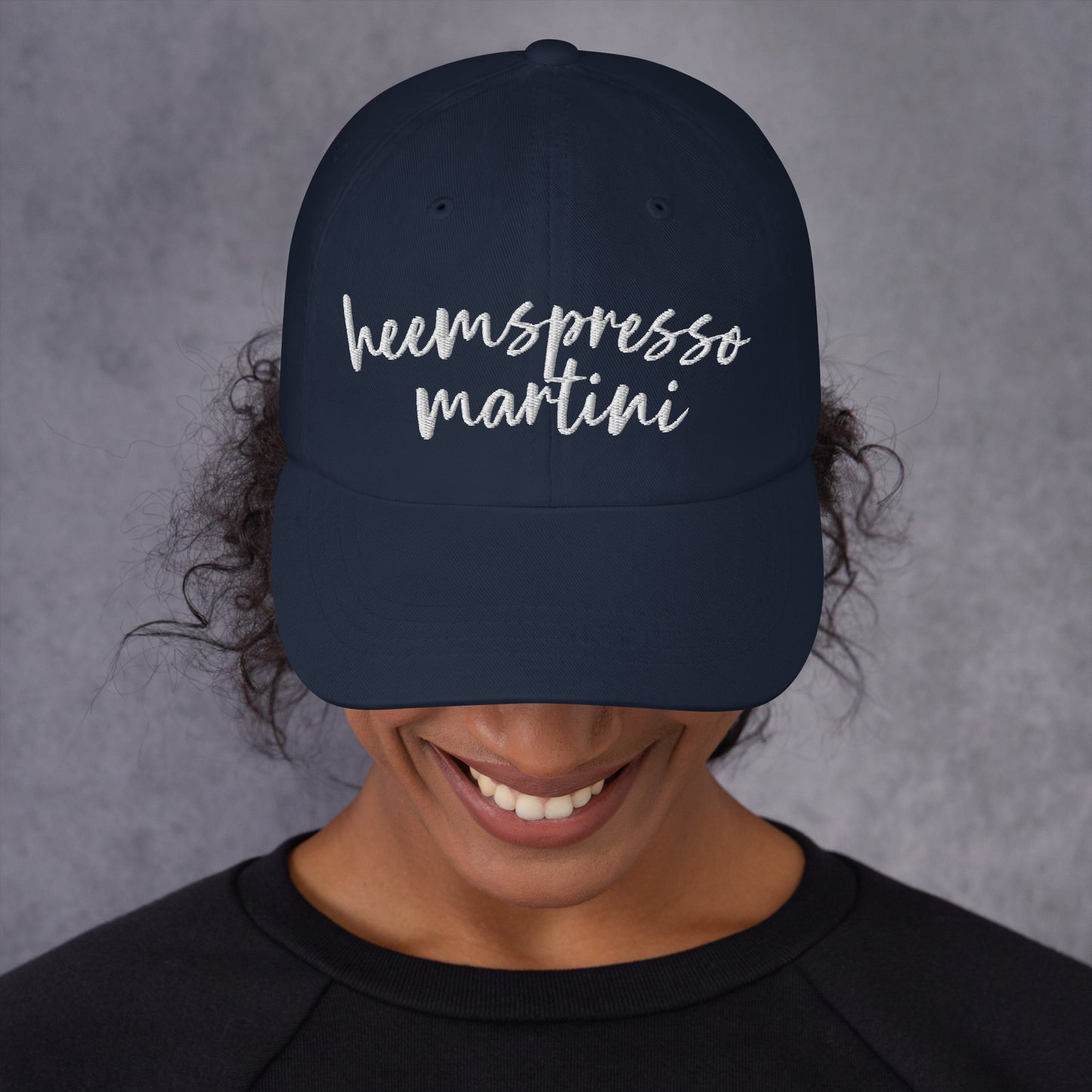 Heemspresso Martini hat, Drink Order Cap, Dad Hat