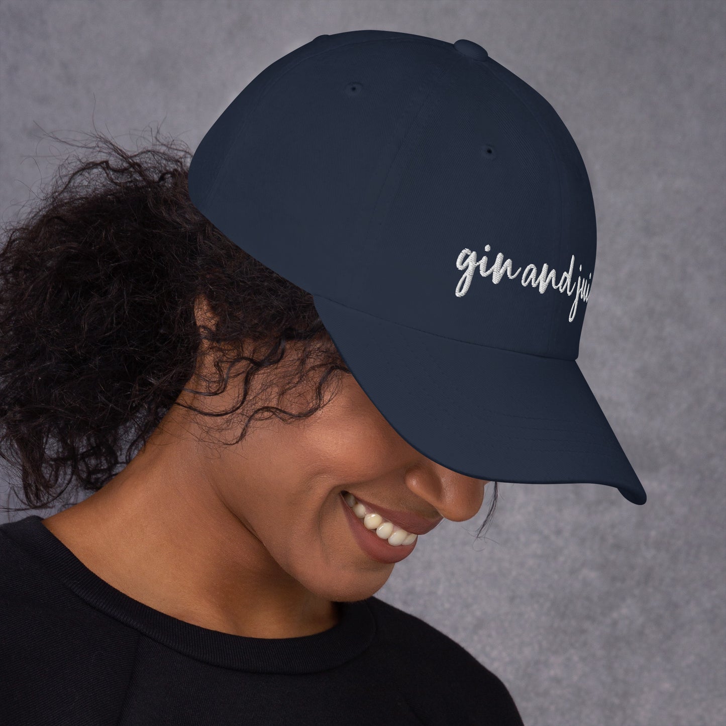 Gin and Juice drink hat, drink order cap, Dad hat