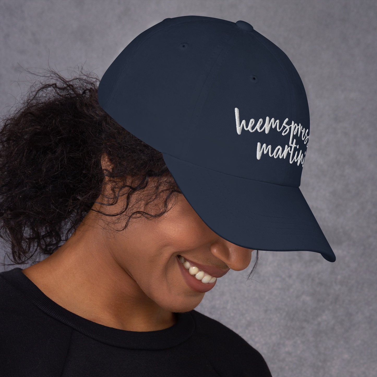 Heemspresso Martini hat, Drink Order Cap, Dad Hat