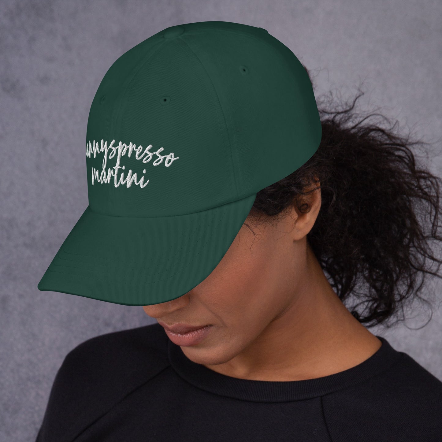 Hennyspresso Martini hat, drink order cap, dad hat