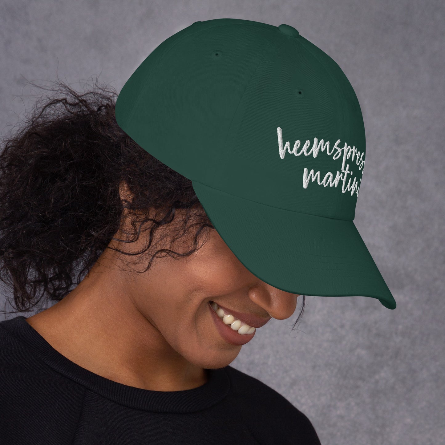 Heemspresso Martini hat, Drink Order Cap, Dad Hat