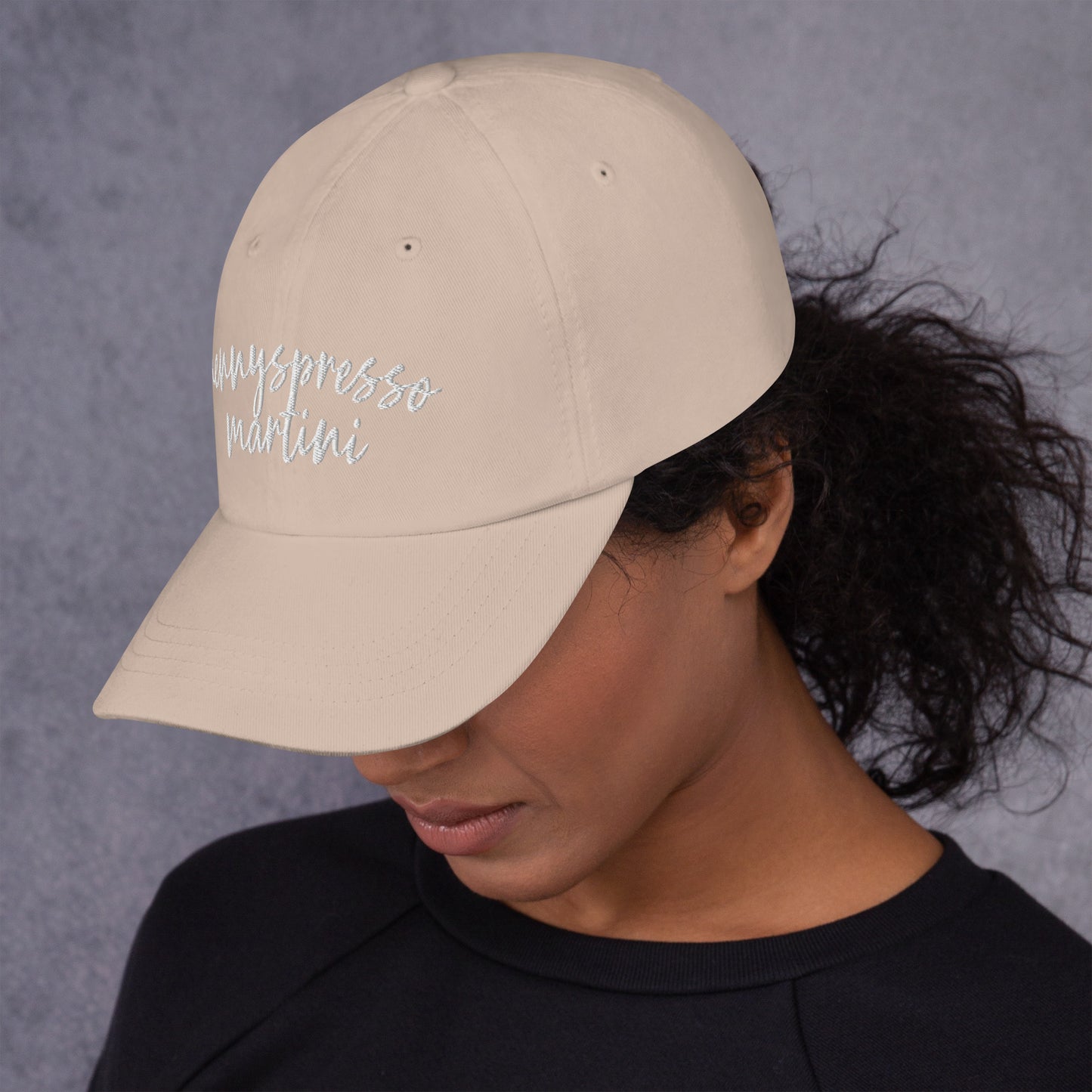 Hennyspresso Martini hat, drink order cap, dad hat