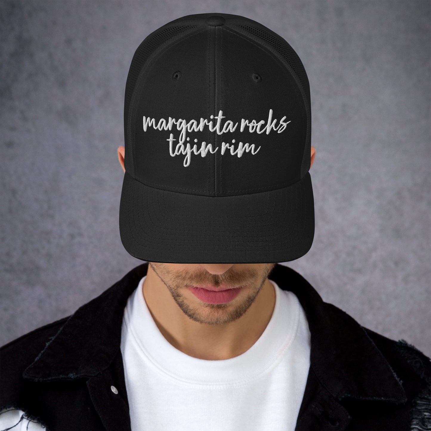Margarita rocks tajin rim Drink Hat, Drink Order Cap, Trucker Hat