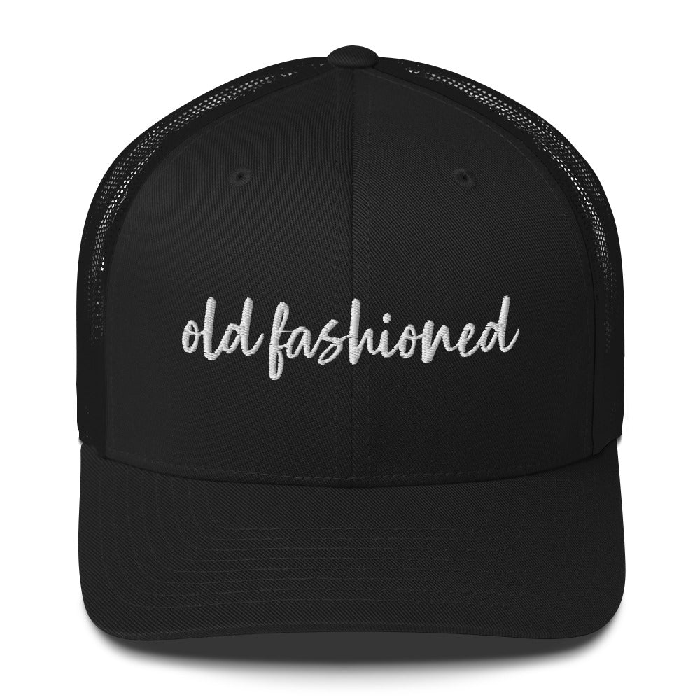 Old Fashioned Drink Hat, Drink Order Cap, Trucker Hat