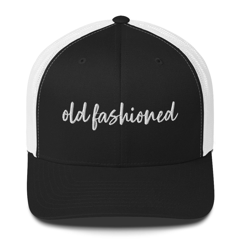 Old Fashioned Drink Hat, Drink Order Cap, Trucker Hat
