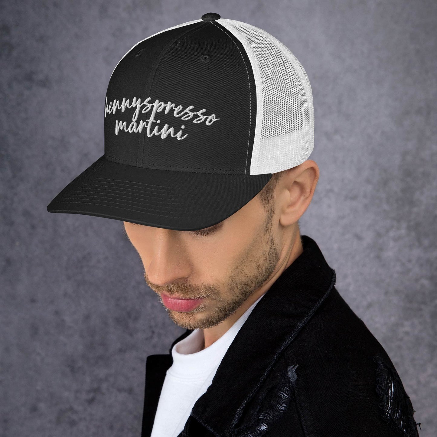 Hennyspresso Martini Hat, Drink Order Cap, Trucker Hat