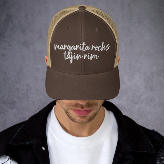 Margarita rocks tajin rim Drink Hat, Drink Order Cap, Trucker Hat