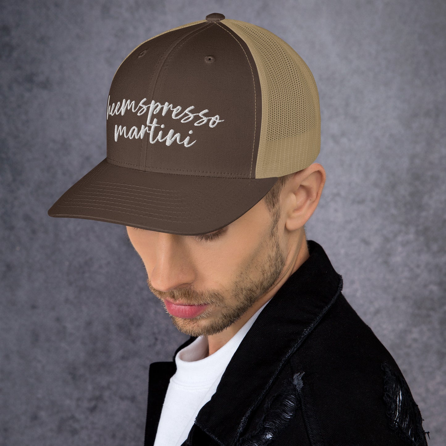 Heemspresso Martini Hat, Drink Order Cap, Trucker Hat