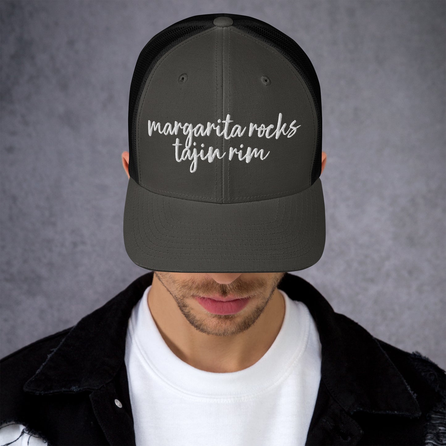 Margarita rocks tajin rim Drink Hat, Drink Order Cap, Trucker Hat