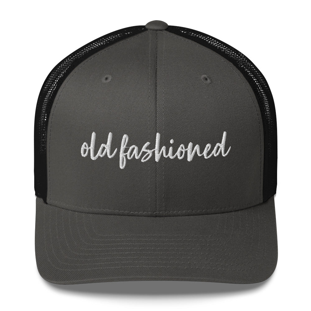 Old Fashioned Drink Hat, Drink Order Cap, Trucker Hat