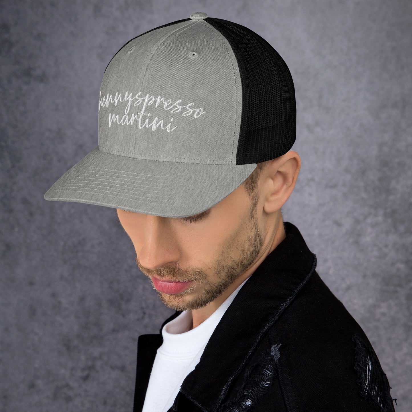 Hennyspresso Martini Hat, Drink Order Cap, Trucker Hat