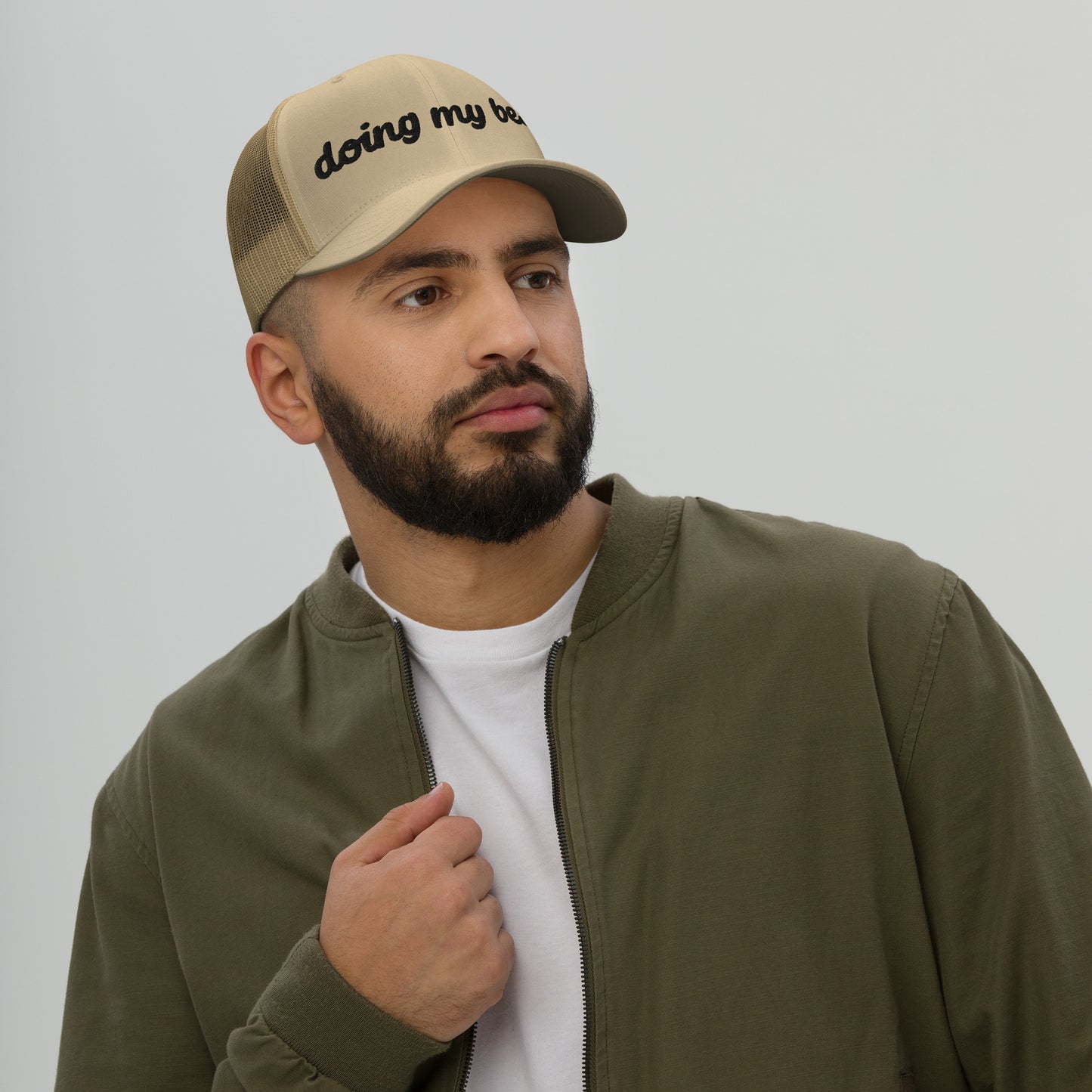 Funny Trucker Hat, Doing my Best Cap