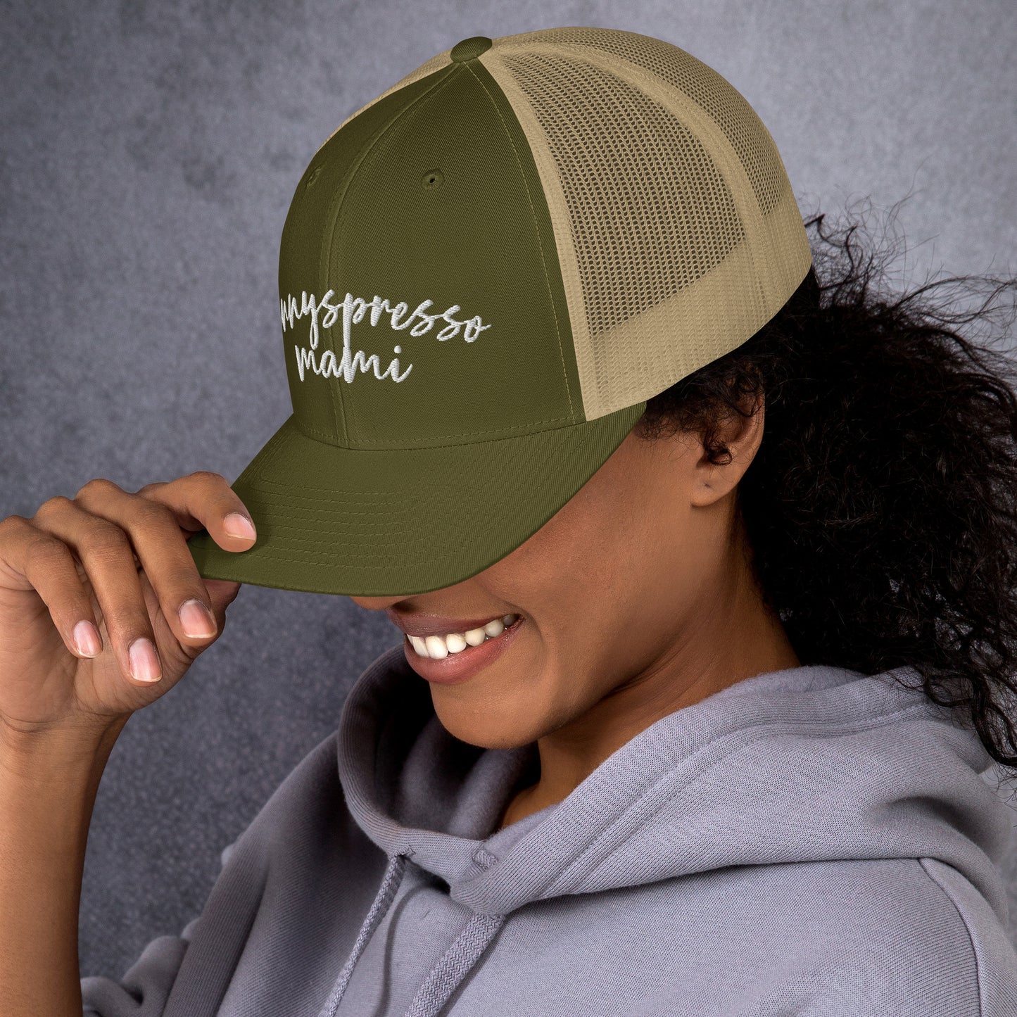Hennyspresso Mami Hat, Drink Order Trucker Cap