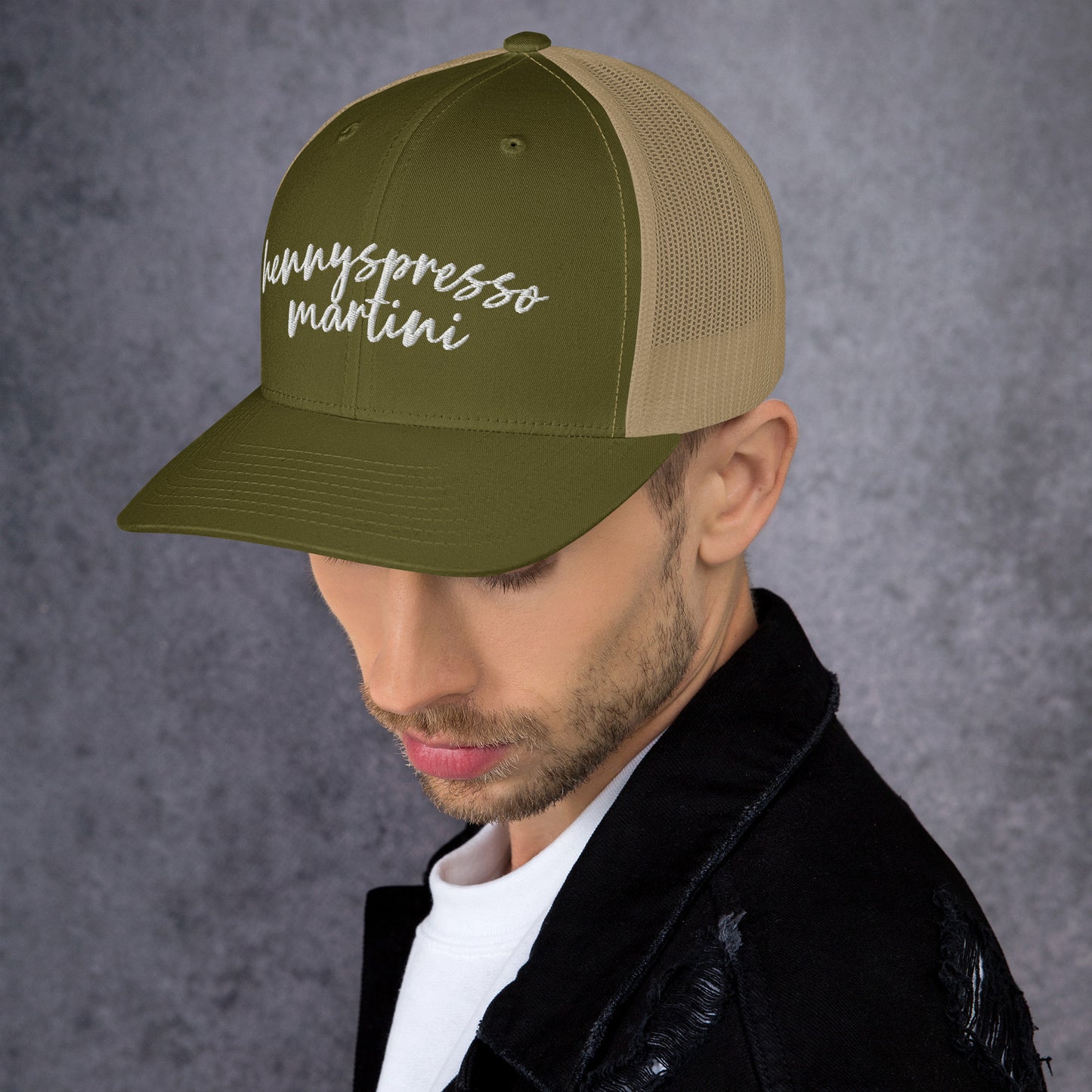 Hennyspresso Martini Hat, Drink Order Cap, Trucker Hat