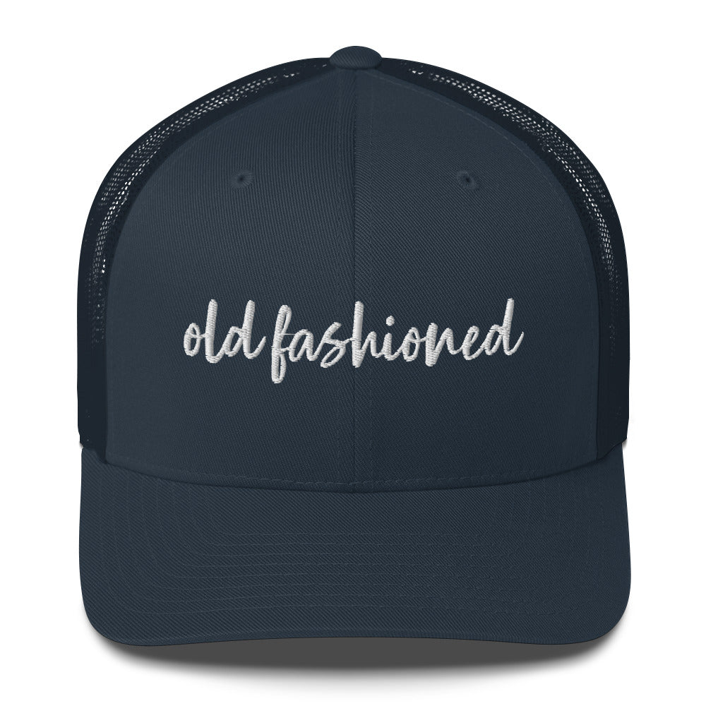 Old Fashioned Drink Hat, Drink Order Cap, Trucker Hat