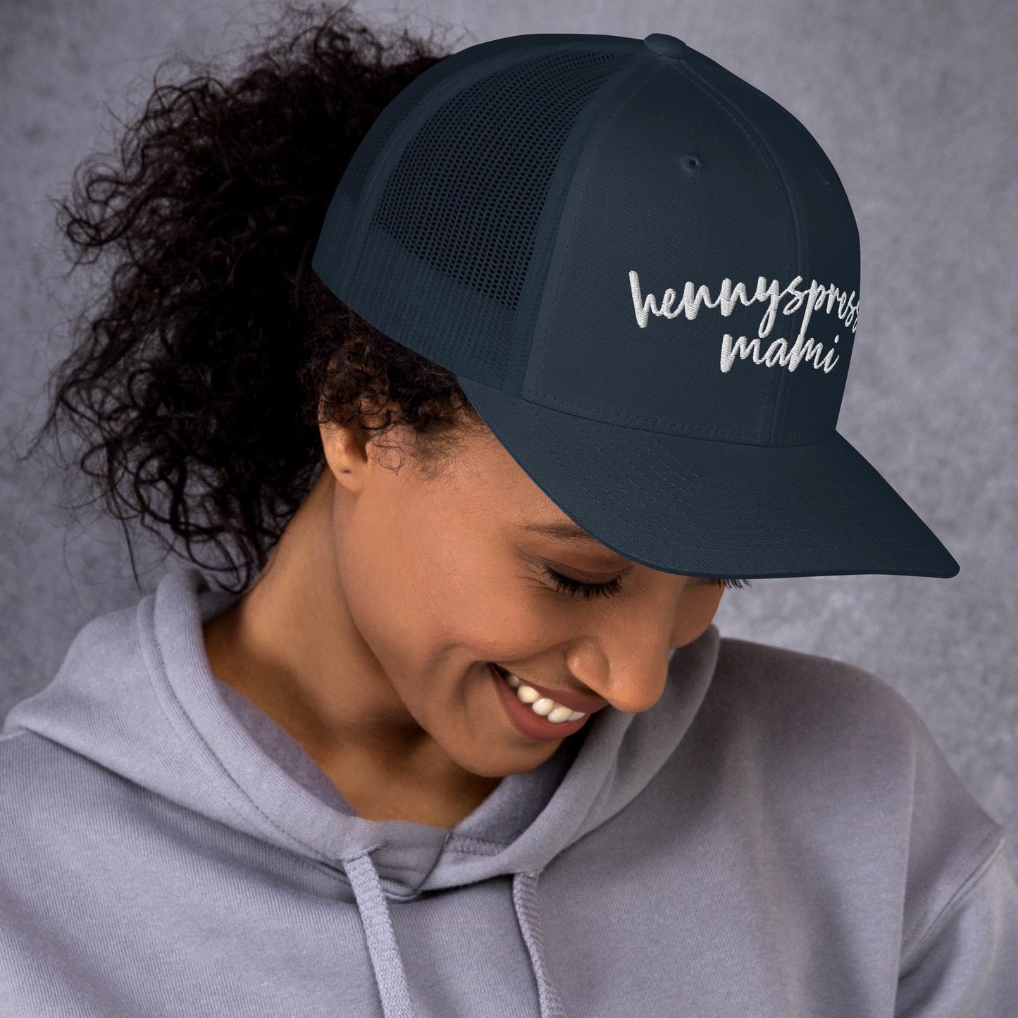 Hennyspresso Mami Hat, Drink Order Trucker Cap