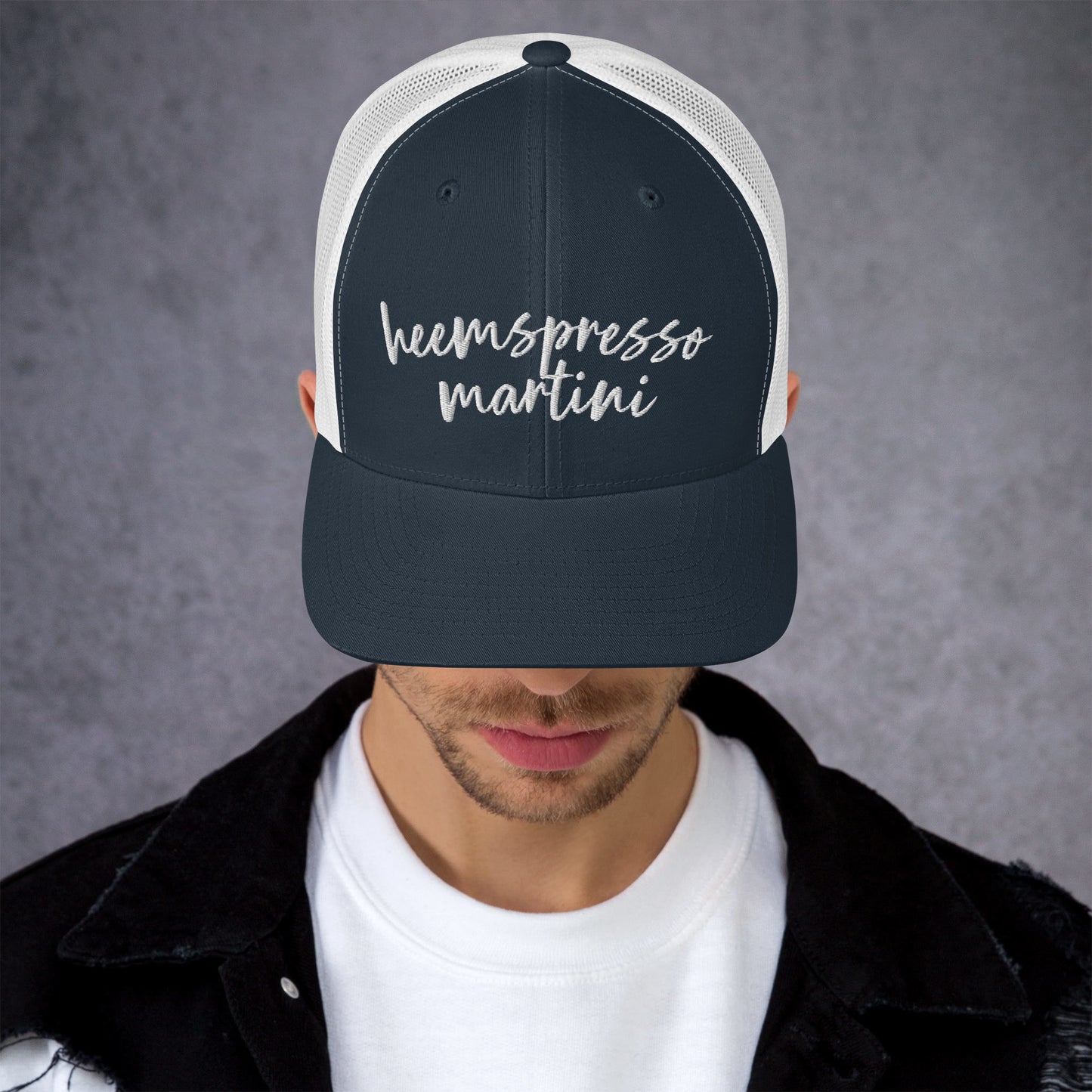 Heemspresso Martini Hat, Drink Order Cap, Trucker Hat