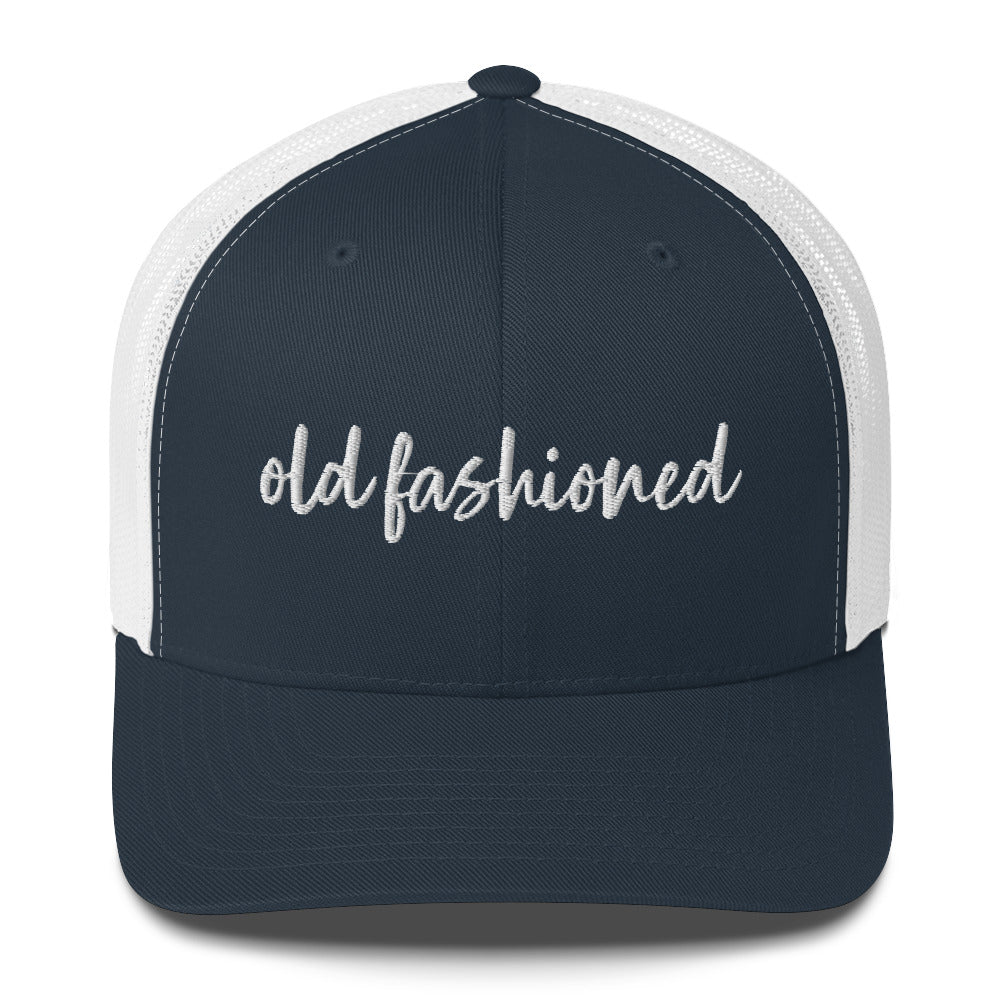 Old Fashioned Drink Hat, Drink Order Cap, Trucker Hat