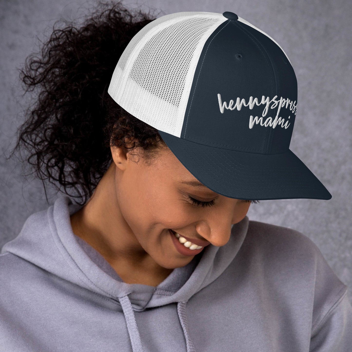 Hennyspresso Mami Hat, Drink Order Trucker Cap