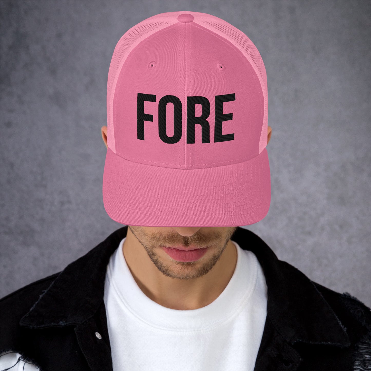 Fun Golf Trucker Cap, Golfer Hat for men and women, Fore!