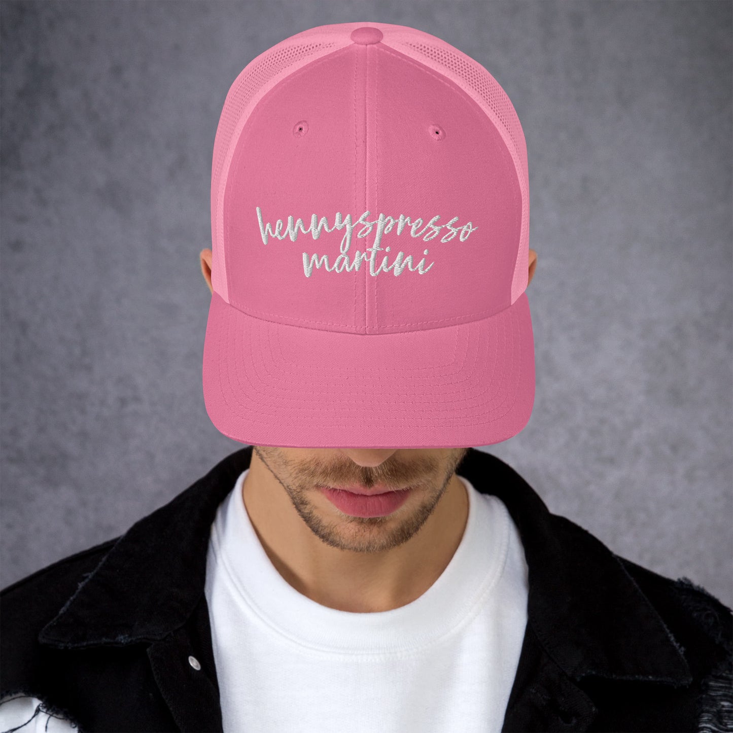 Hennyspresso Martini Hat, Drink Order Cap, Trucker Hat