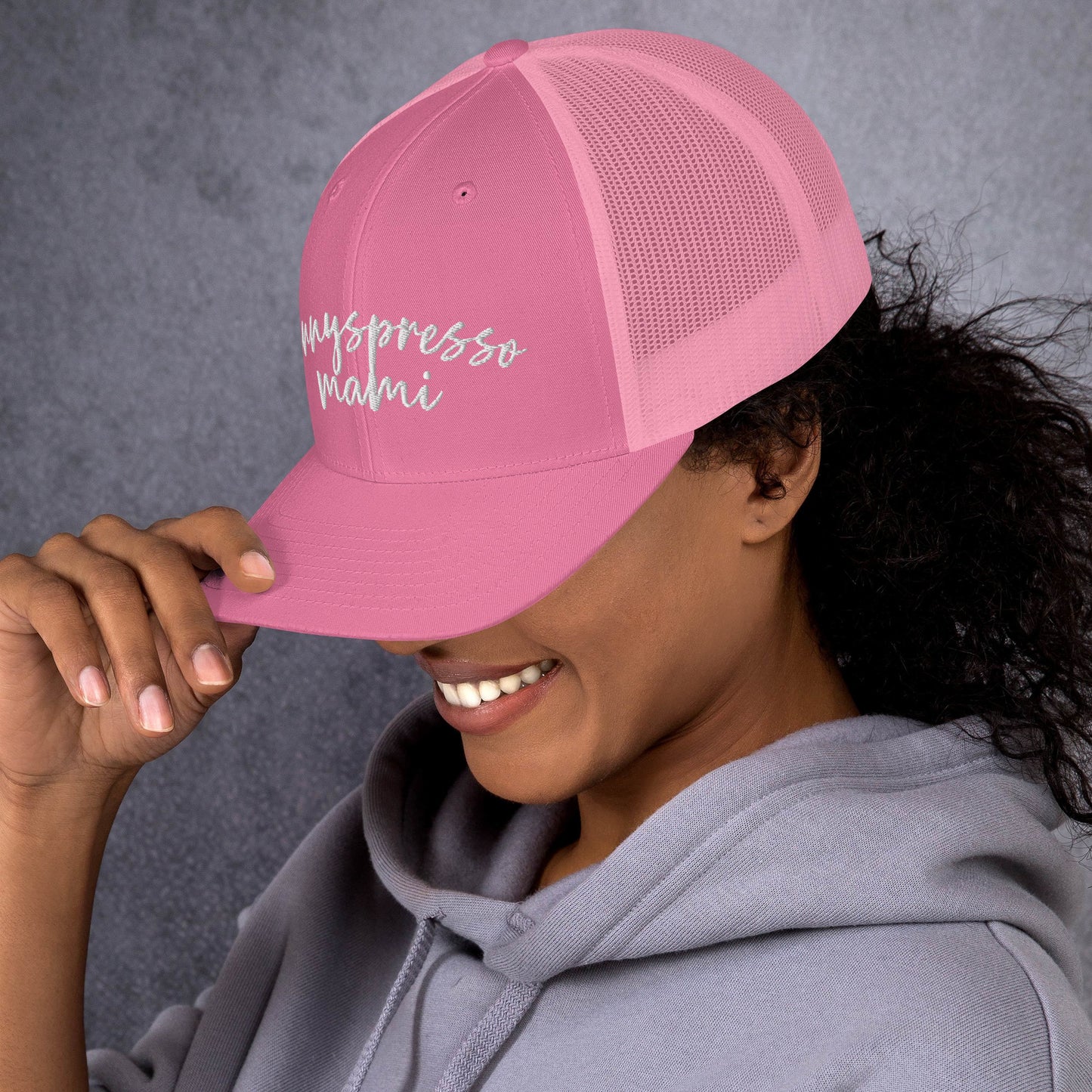 Hennyspresso Mami Hat, Drink Order Trucker Cap