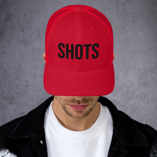 Shots Hat, Drink Order Hat, Trucker Cap
