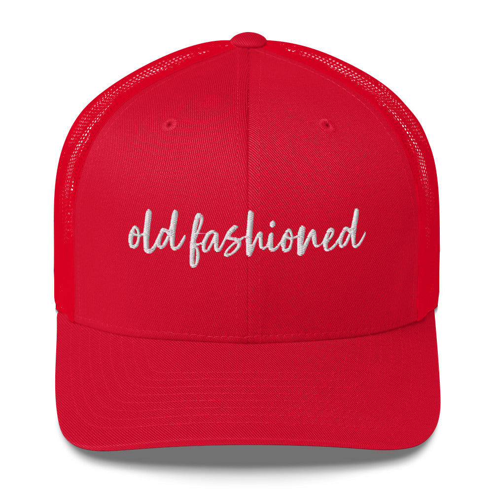 Old Fashioned Drink Hat, Drink Order Cap, Trucker Hat
