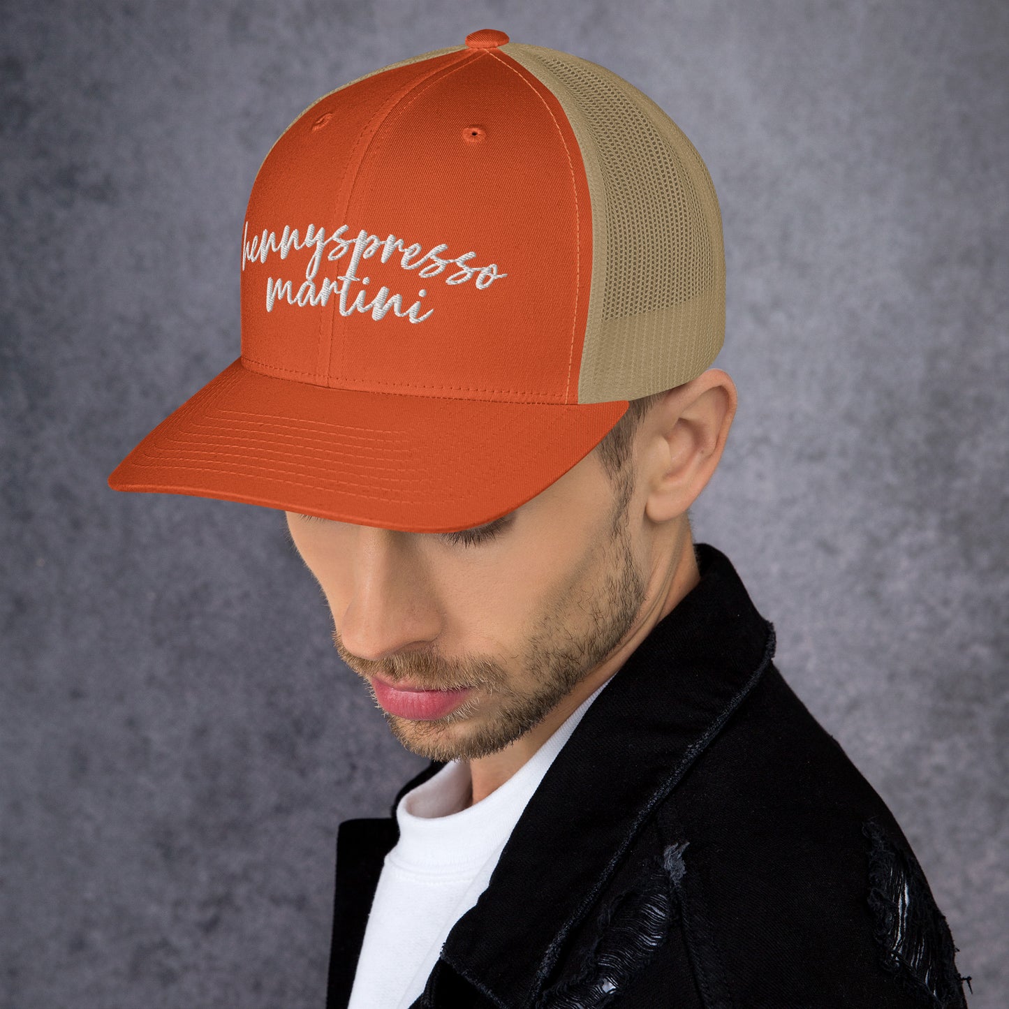 Hennyspresso Martini Hat, Drink Order Cap, Trucker Hat