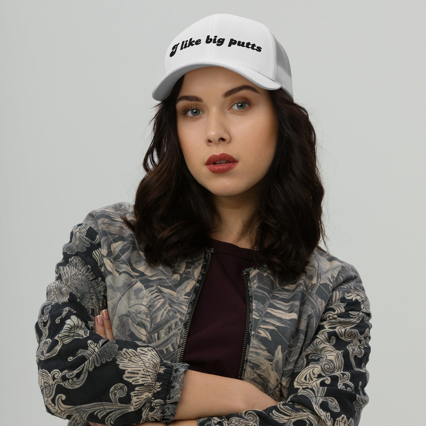 Funny Joke Golf Trucker Cap, Golfer Hat, I like Big Putts
