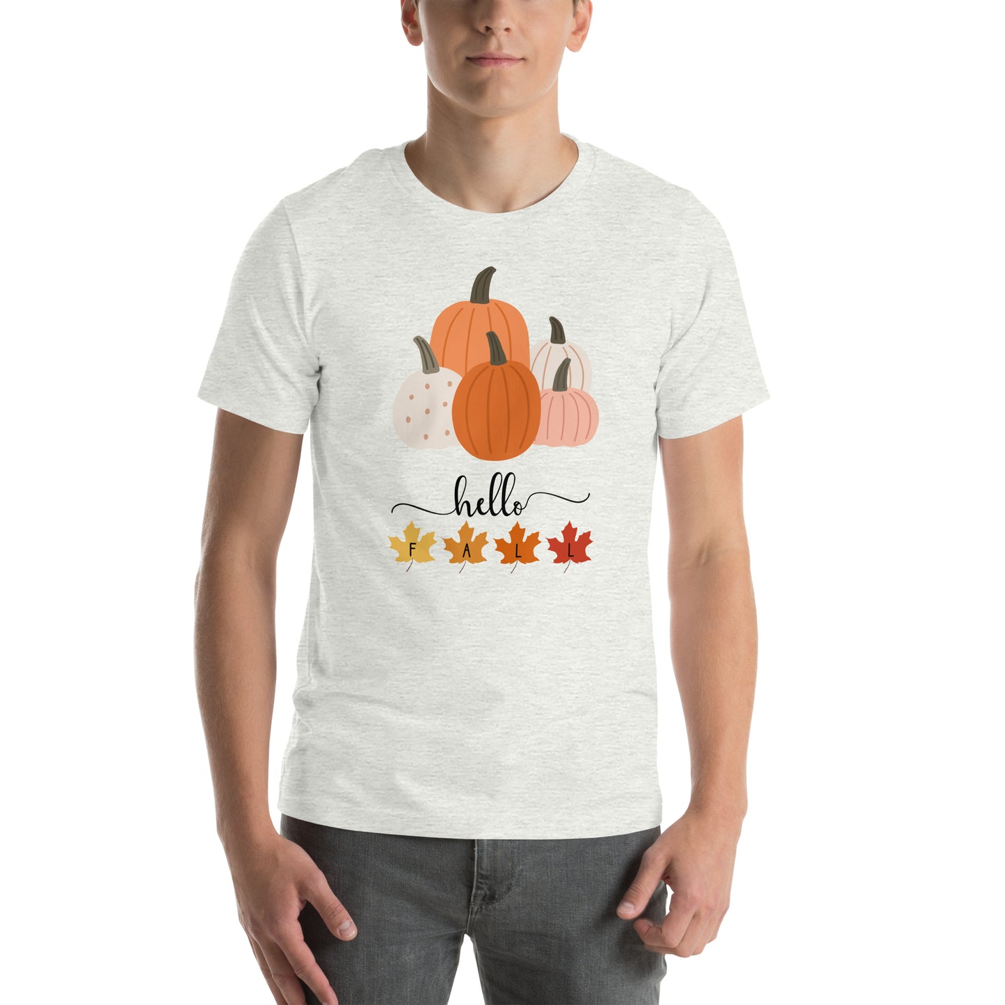 Hello Fall, Pumpkin Halloween T Shirt