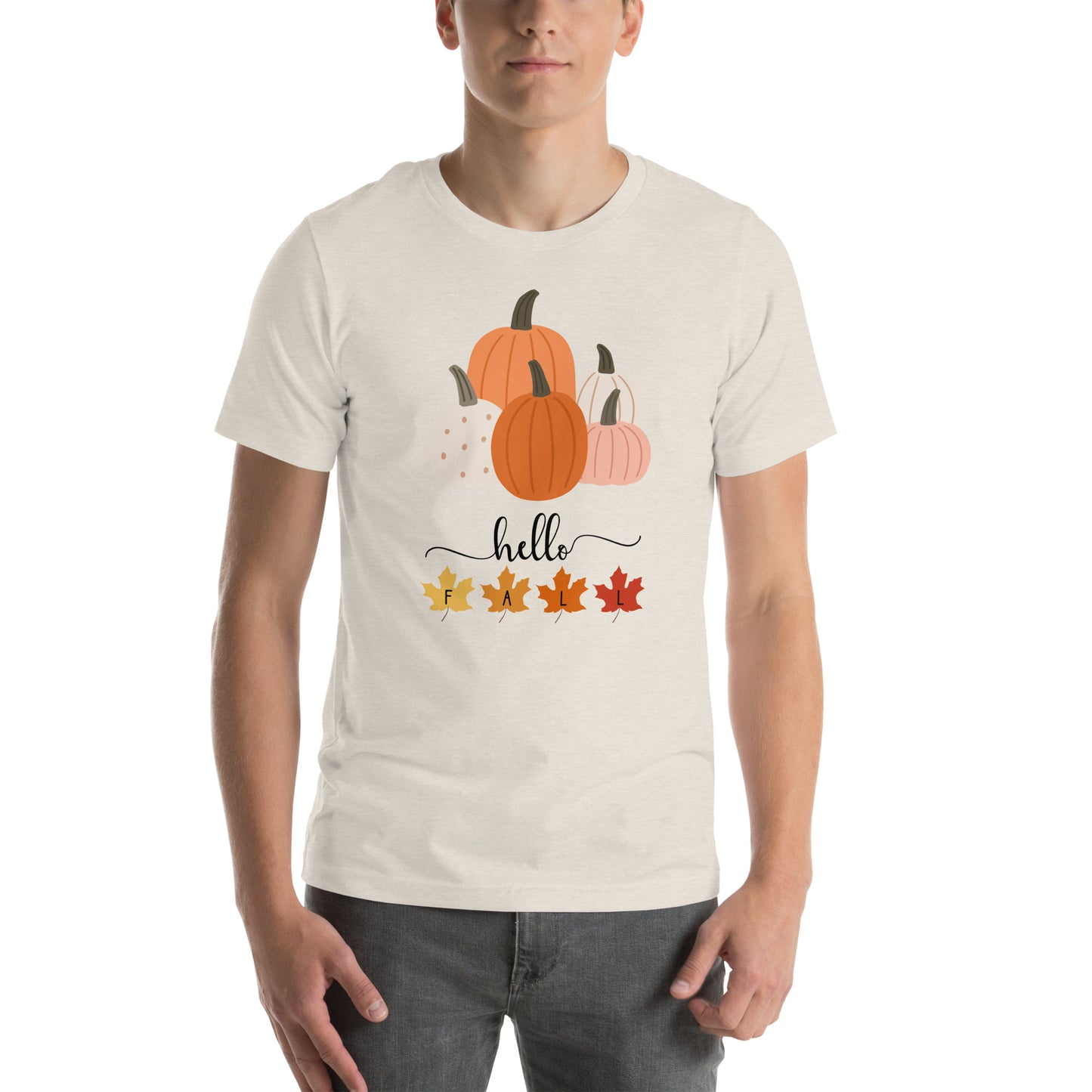 Hello Fall, Pumpkin Halloween T Shirt