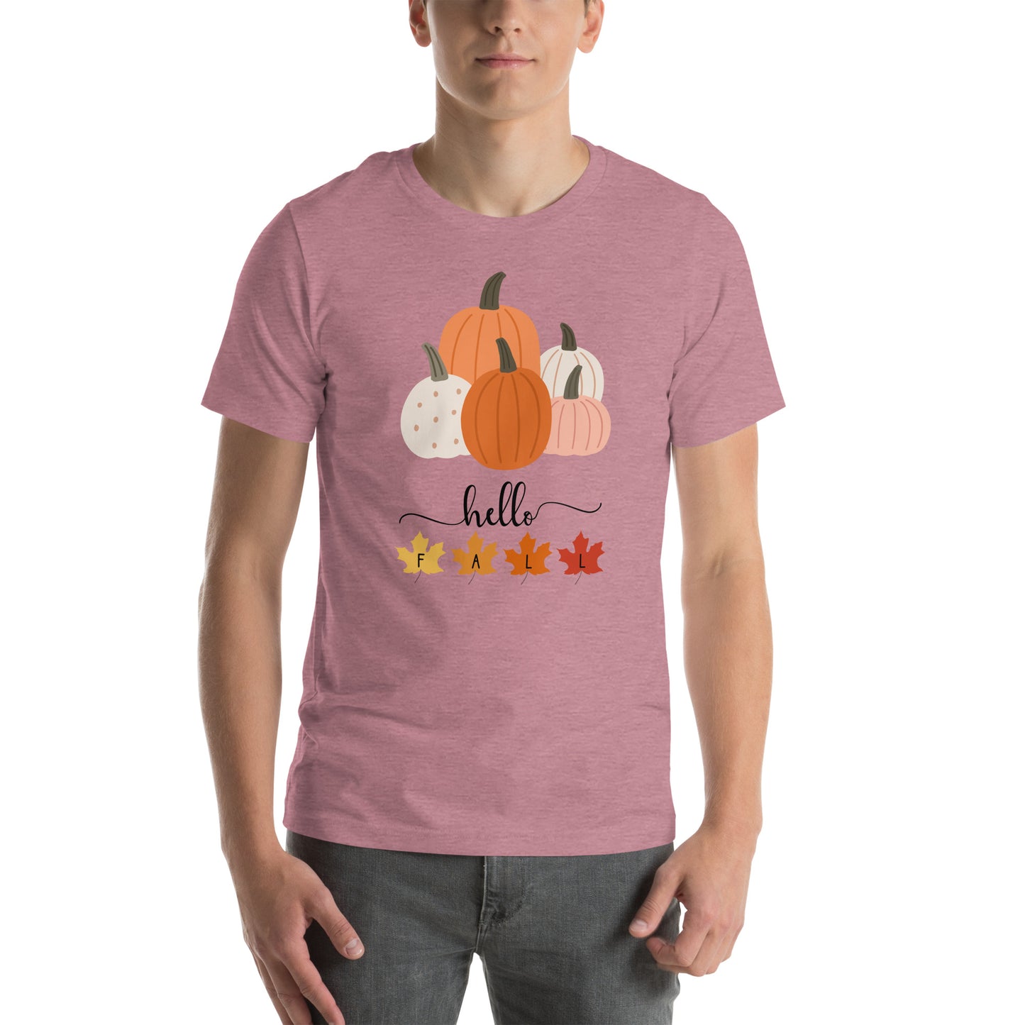 Hello Fall, Pumpkin Halloween T Shirt