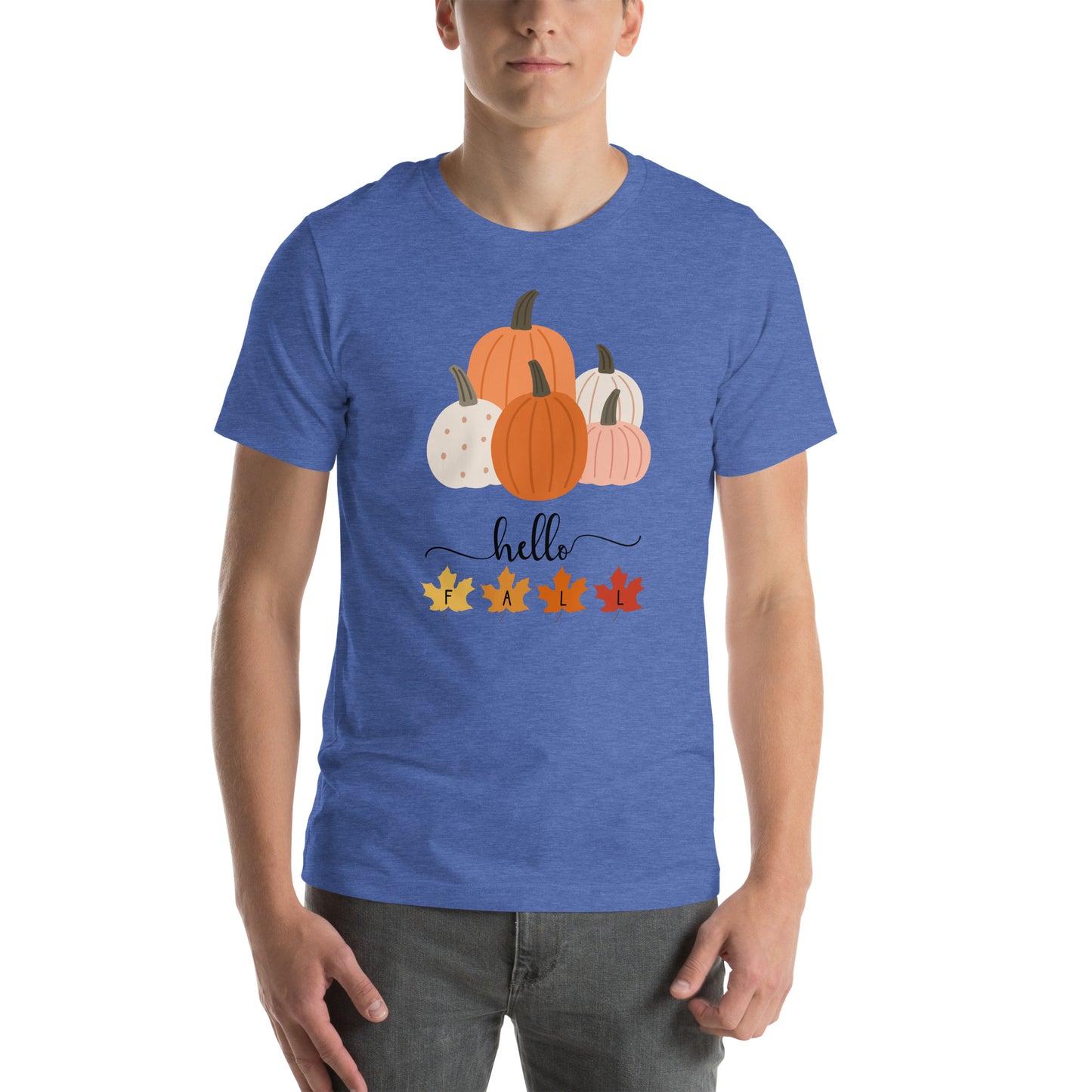 Hello Fall, Pumpkin Halloween T Shirt