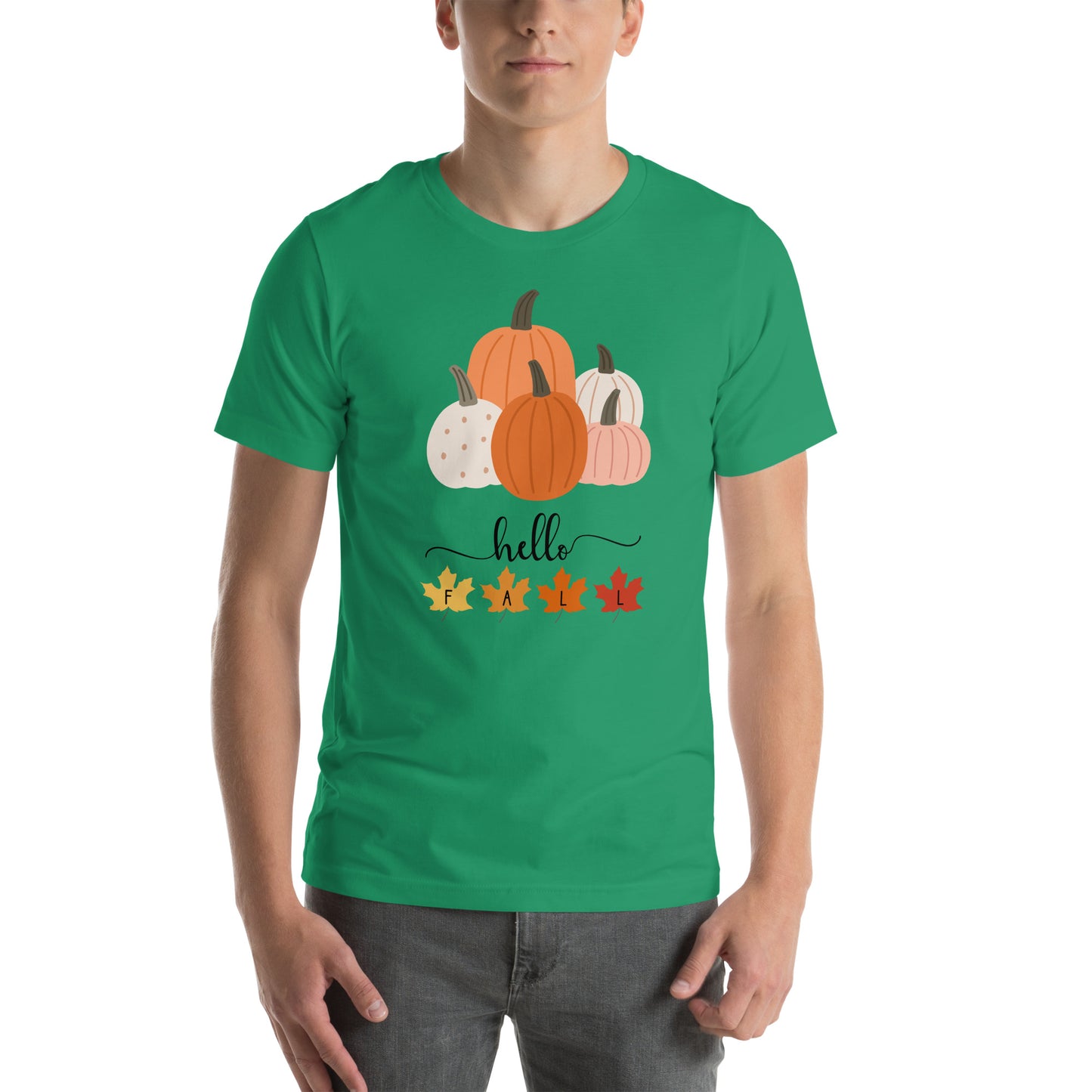 Hello Fall, Pumpkin Halloween T Shirt