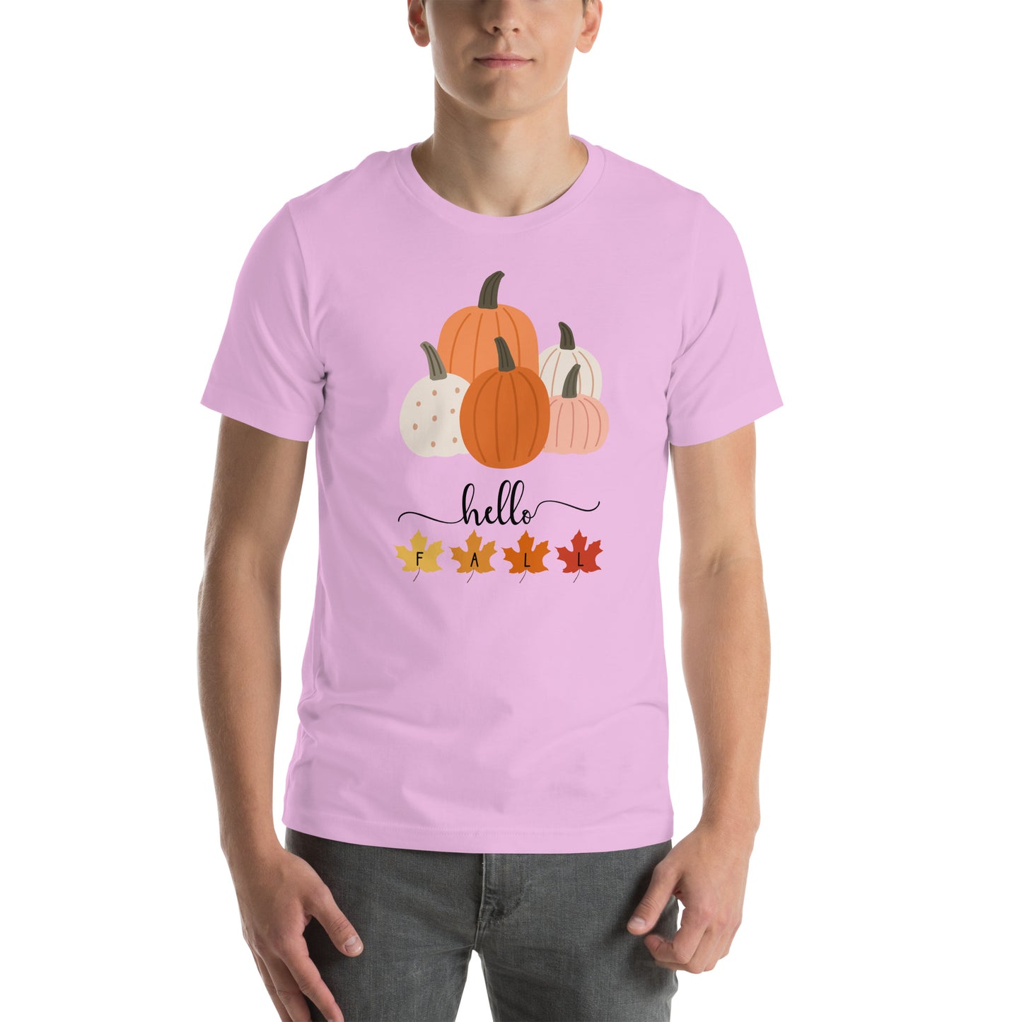 Hello Fall, Pumpkin Halloween T Shirt