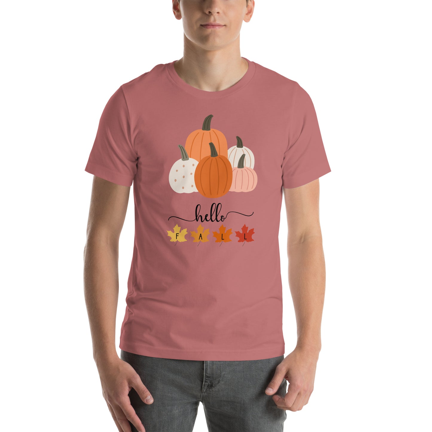 Hello Fall, Pumpkin Halloween T Shirt